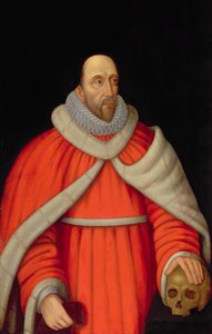 Portret van Sir Edward Coke (1552-1634) 1587